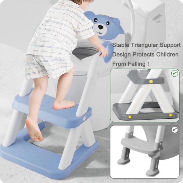Potty Training Seat Ladder, Kids Boys Girls - Image 11