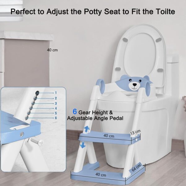 Potty Training Seat Ladder, Kids Boys Girls - Image 9