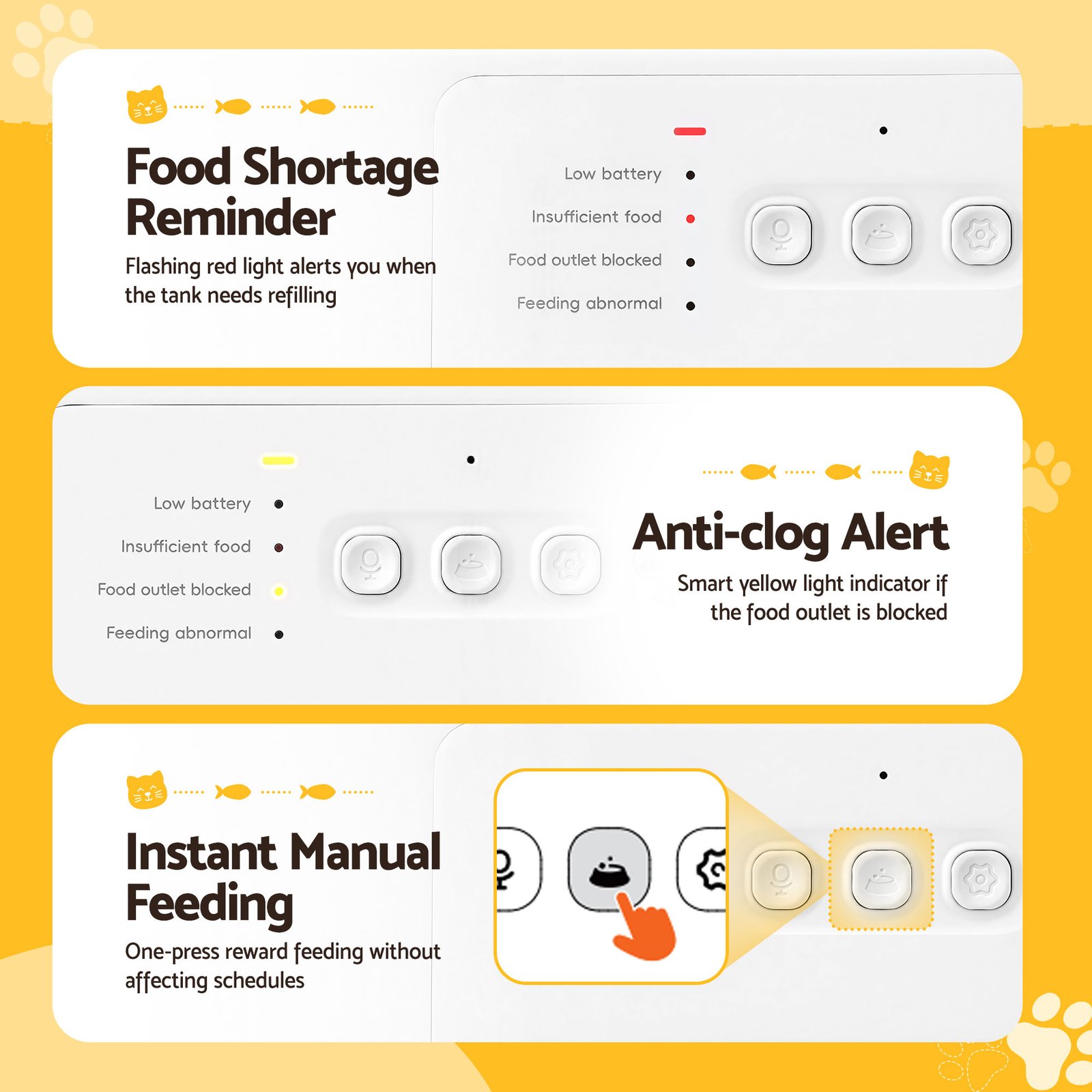 2-in-1 Automatic Pet Feeder & Water Dispenser - WiFi 10 i.Pet Automatic Pet Feeder Water Dispenser 2-in-1 Smart WiFi Dog Cat Food 4L – photo 10