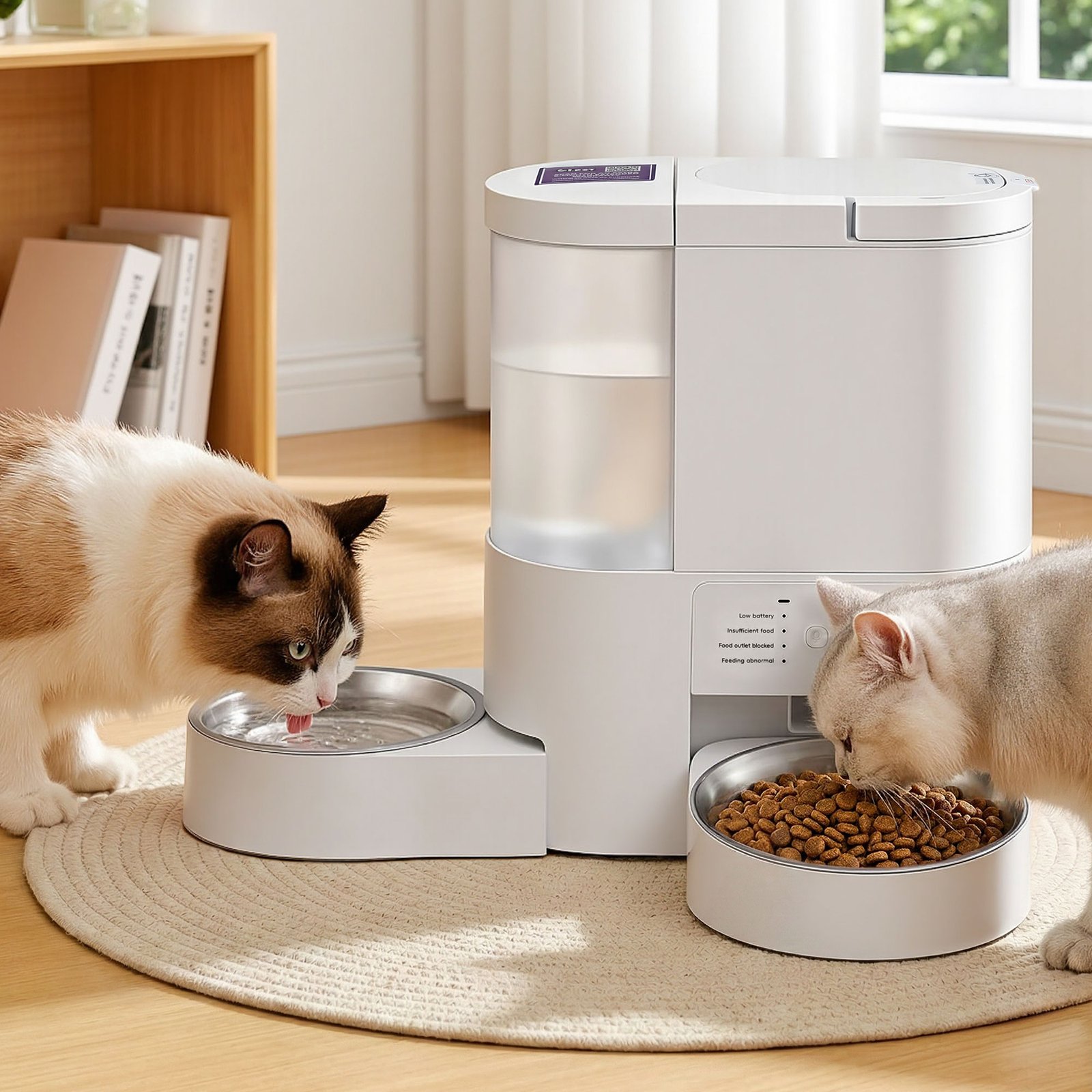 2-in-1 Automatic Pet Feeder & Water Dispenser - WiFi 12 i.Pet Automatic Pet Feeder Water Dispenser 2-in-1 Smart WiFi Dog Cat Food 4L – photo 12