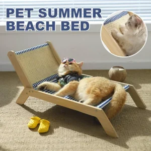 home 3 Cat Bed Summer Lounger Pet Sleeping Nest Breathable Comfortable Bed for Cats
