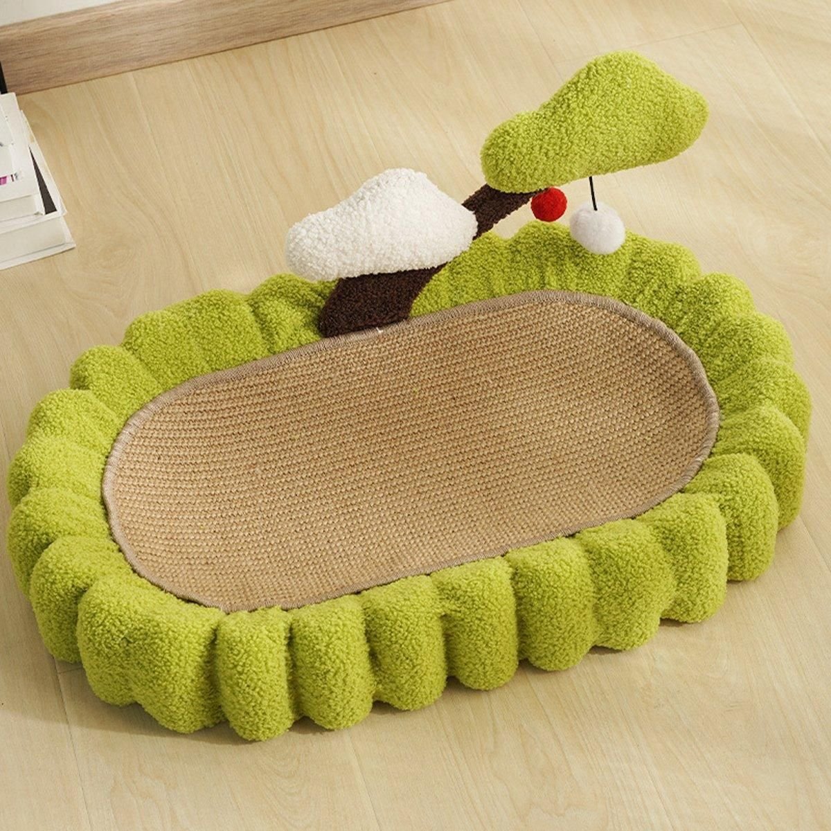 Cat Scratching Bowl with Tree Toy - Sisal Scratcher 11 Durable Cat Scratching Bowl Mat Scratch Post Tree Cat Toy for Long-lasting Fun – photo 11