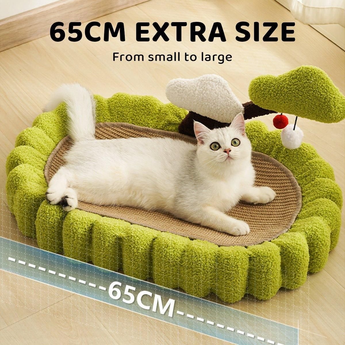 Cat Scratching Bowl with Tree Toy - Sisal Scratcher 12 Durable Cat Scratching Bowl Mat Scratch Post Tree Cat Toy for Long-lasting Fun – photo 12