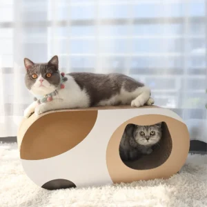 Durable Cat Tunnel Scratcher Bed Combo Interactive Toy House For Kittens Pets – photo 11