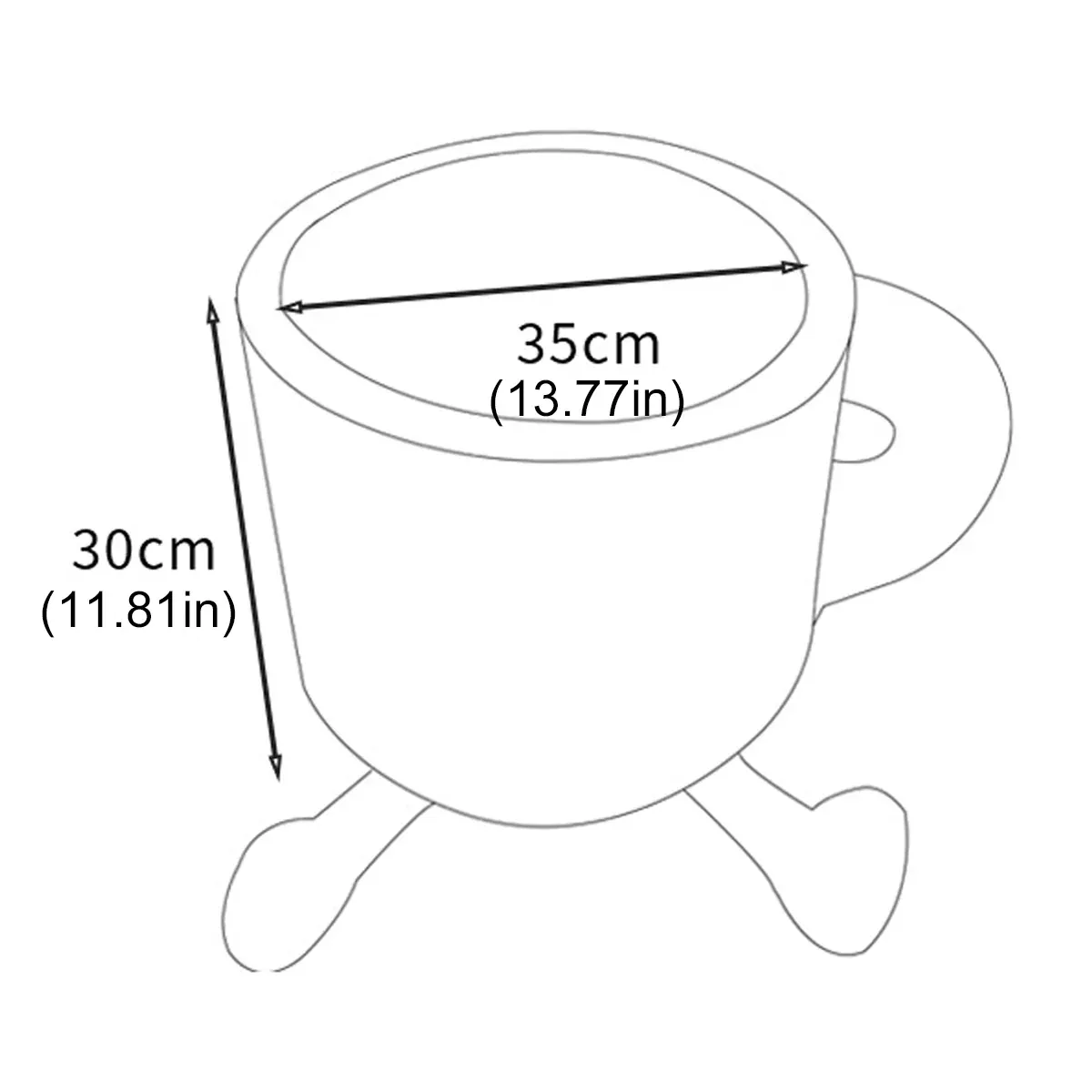 Coffee Cup Cat Bed - Cosy Plush Enclosed Pet Nest 3 Cat Bed Coffee Cup Shape Cartoon Pet Bed Soft Nest Small Pets Sleeping Indoor – photo 3