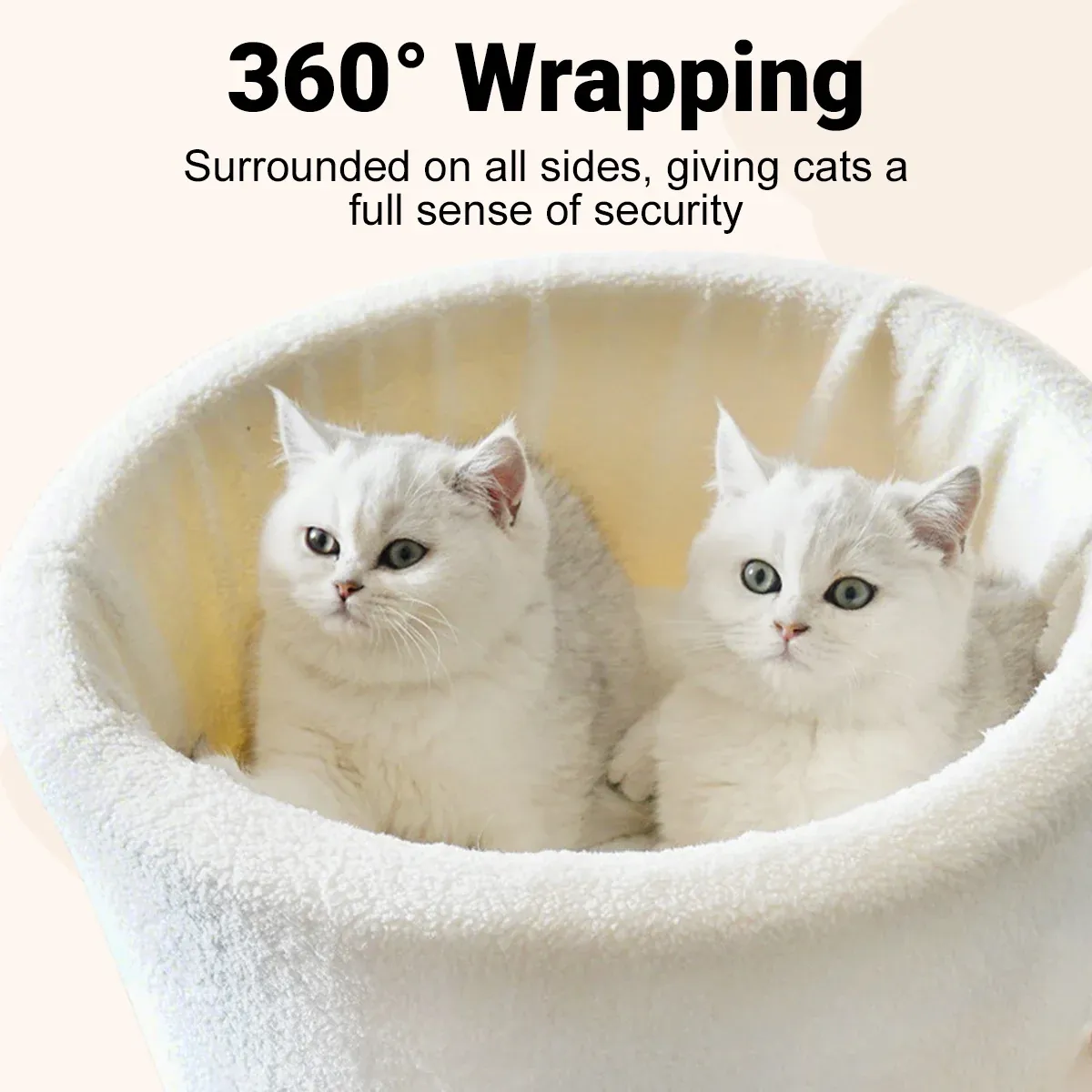 Coffee Cup Cat Bed - Cosy Plush Enclosed Pet Nest 6 Cat Bed Coffee Cup Shape Cartoon Pet Bed Soft Nest Small Pets Sleeping Indoor – photo 6