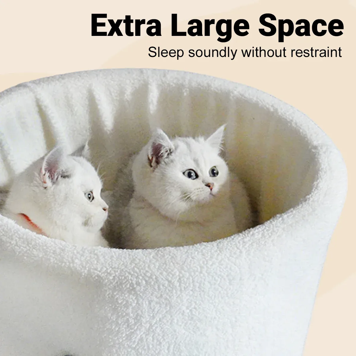 Coffee Cup Cat Bed - Cosy Plush Enclosed Pet Nest 12 Cat Bed Coffee Cup Shape Cartoon Pet Bed Soft Nest Small Pets Sleeping Indoor – photo 12