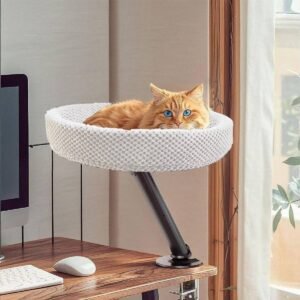 Suspended Cat Bed Desktop Hammock Cat Bed For Office Desk Window Mount Sleeping – photo 11