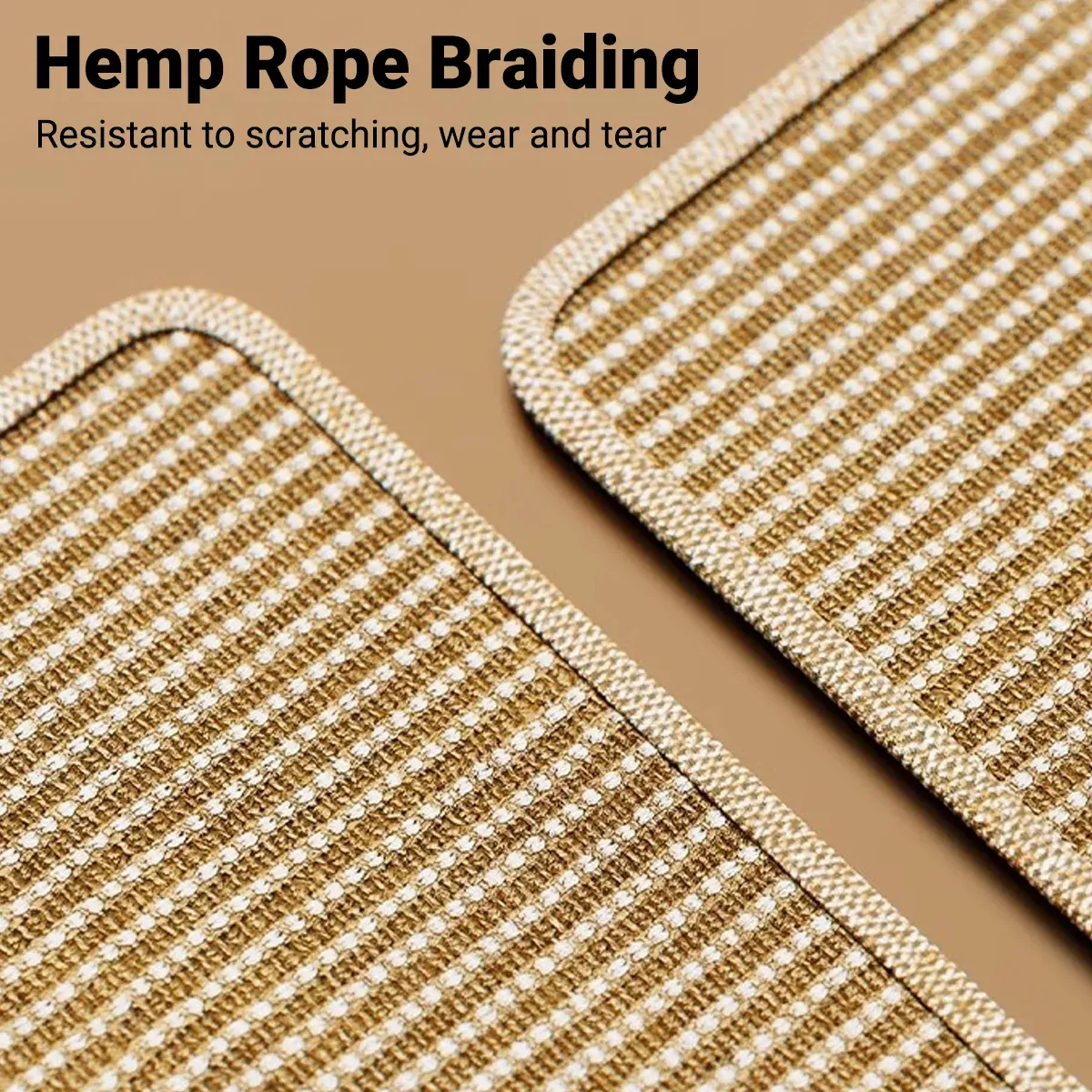 Wall-Mounted Cat Scratcher - Space-Saving Sisal Post 10 Vertical Wall Mounted Non Shedding Cat Scratcher Corrugated Paper Durable – photo 10
