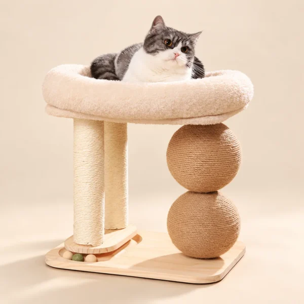 Cat Climbing Frame Bed Multi Functional Stand Cat Tree Condo Furniture for Cats