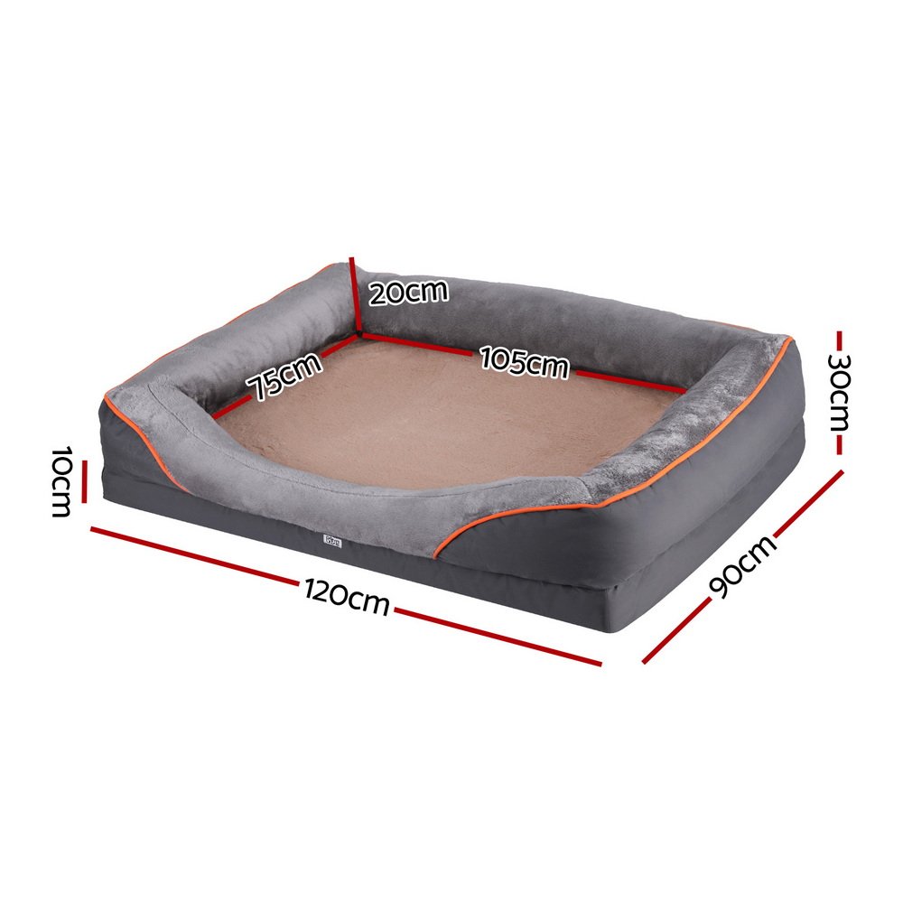 i.Pet Orthopedic Washable Dog & Cat Bed - Plush Fleece 2 i.Pet Pet Bed Orthopedic Washable Dog Bed Plush Fleece Sofa Cushion Mat – photo 2