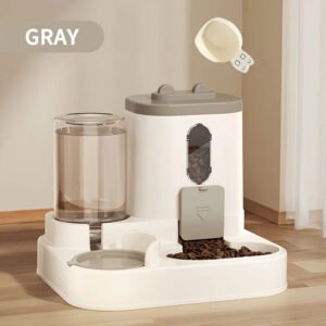 2-in-1 Automatic Cat Food & Water Dispenser – photo 2