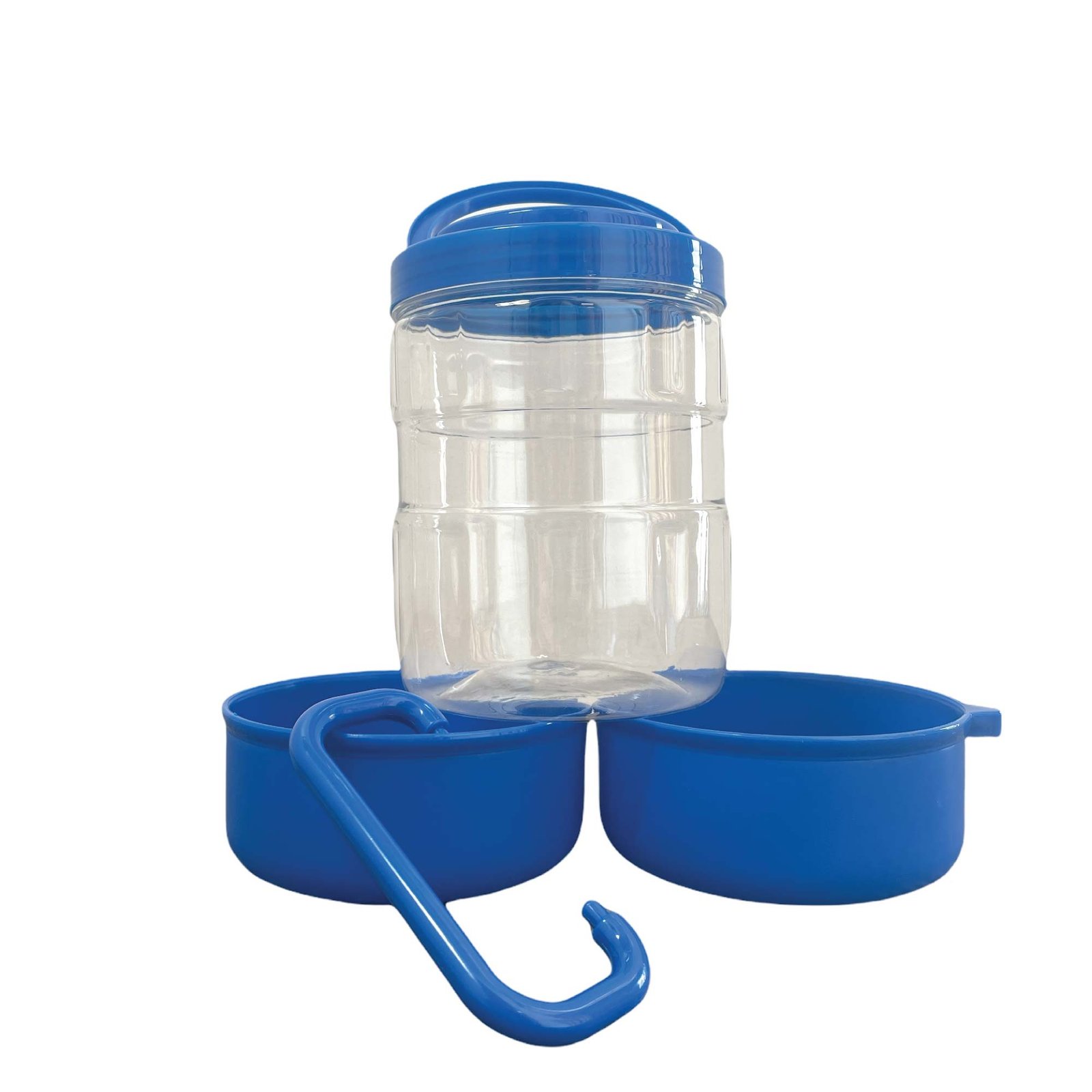 3 in 1 Pet Travel Feeding Set - Food Container & 2 Bowls 2 3 In 1 Pet Travel Food Water Bowl Set Dog Cat Portable Feeding Carry Container – photo 2