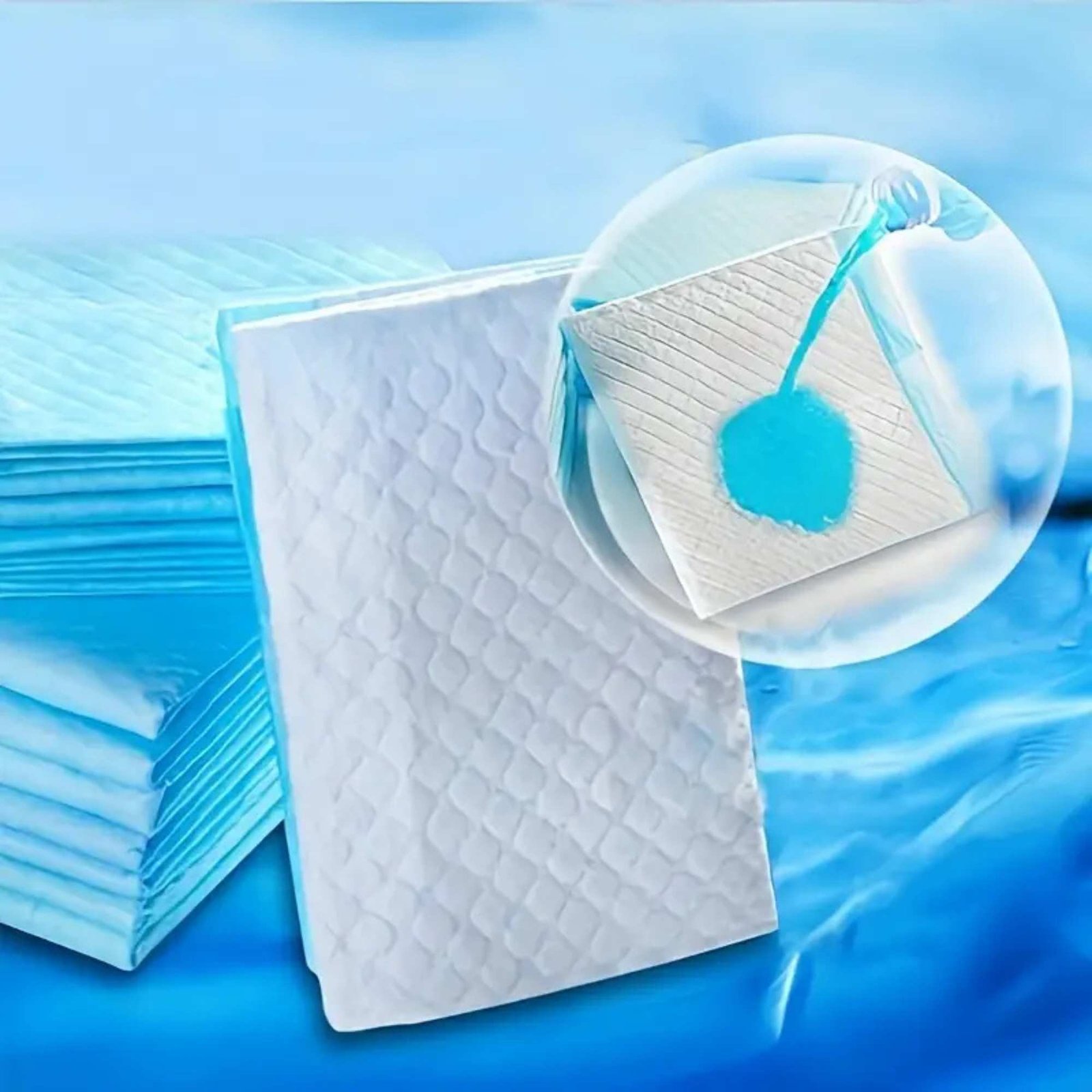 Puppy Training Pads 30 Pack - 56 × 56cm 4 30x Pack Puppy Training Mat 56x56cm Dog Indoor Pads Pee Absorbent Toilet – photo 4