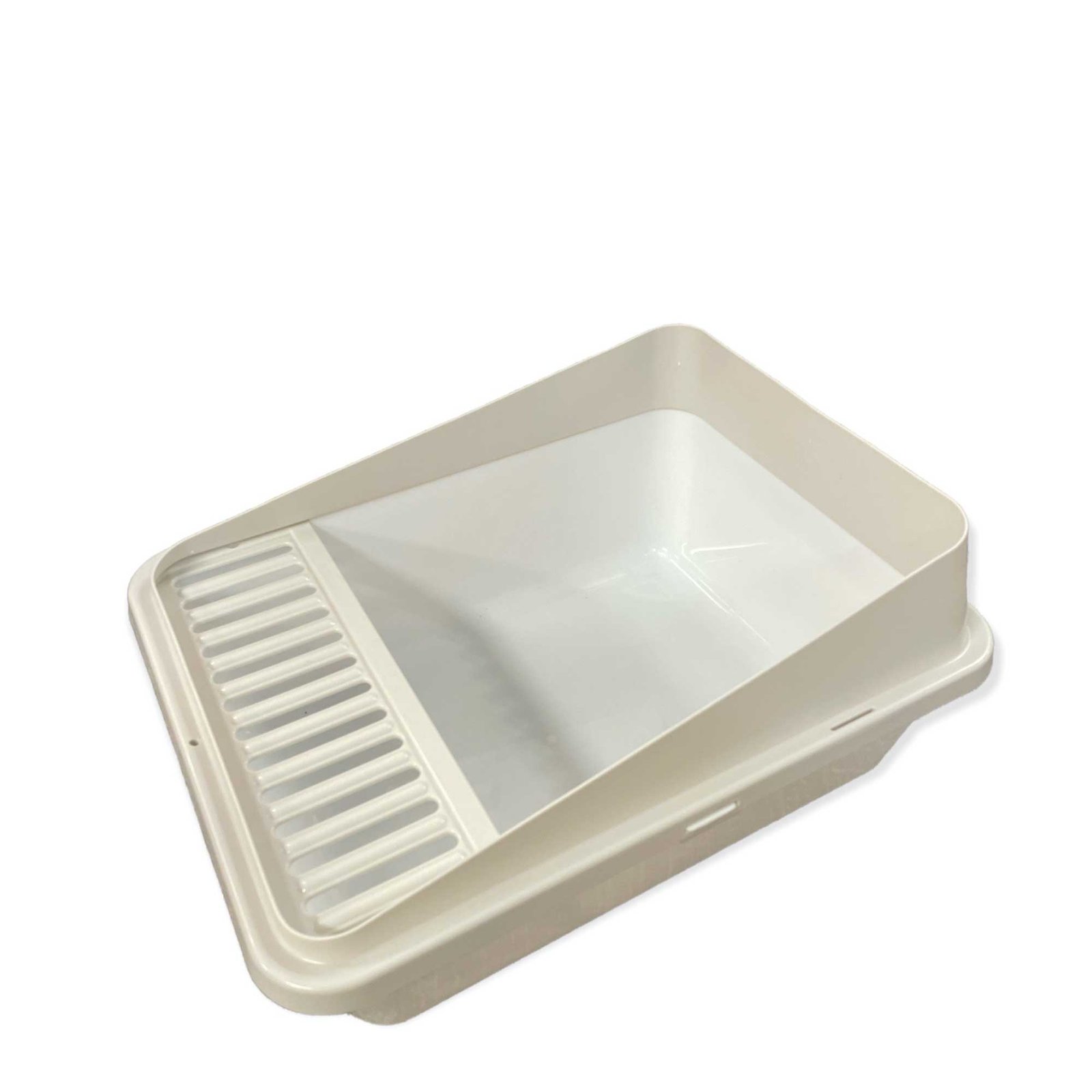 High Back Cat Litter Tray with Anti-Tracking Front 4 High Back Cat Litter Tray Large - Pet Fresh Clean Kitten Toilet Box – photo 4