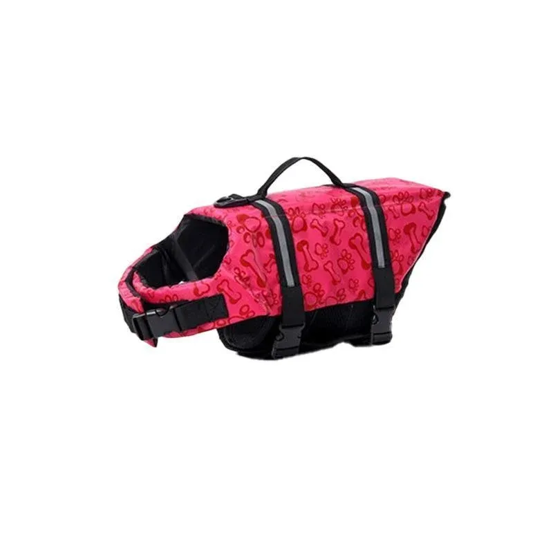 Floating Dog Life Jacket for Swimming & Boating 3 Floatation Vest for Dogs Swimming and Boating with Buoyancy Support Red - L – photo 3