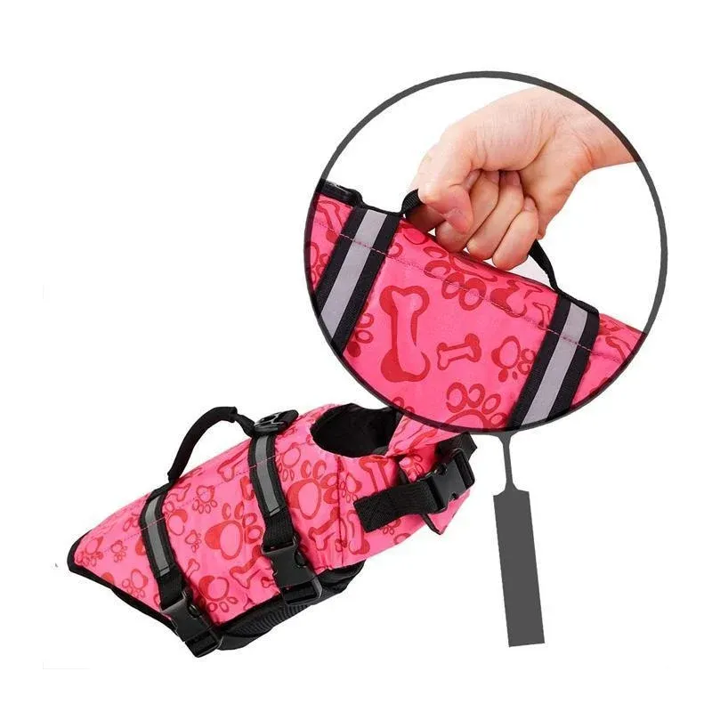 Floating Dog Life Jacket for Swimming & Boating 4 Floatation Vest for Dogs Swimming and Boating with Buoyancy Support Red - L – photo 4