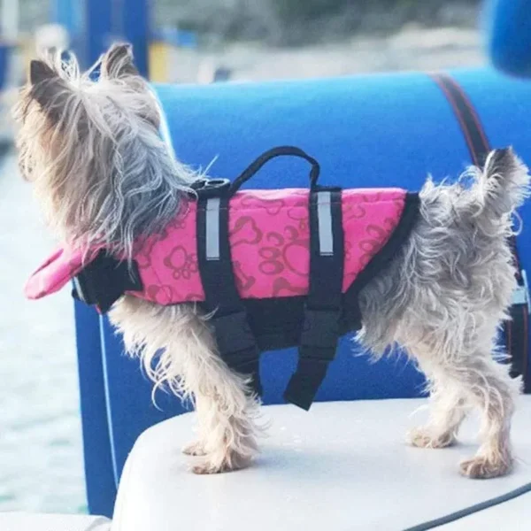 Floatation Vest for Dogs Swimming and Boating with Buoyancy Support Red - L – photo 5