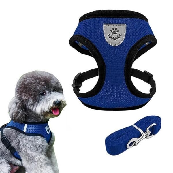Pet Dog Cat Puppy Soft Leash VEST Mesh Breathe Adjustable Harness Braces Clothes - Orange – photo 13