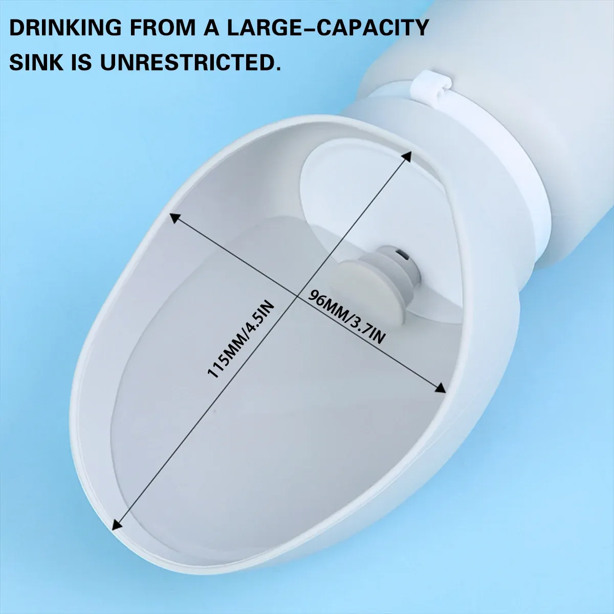 550ml Portable Dog Water Bottle - Foldable & Leakproof 3 Dog Water Drinking Device for Walk Basic Portable Foldable Outdoor Travel Cup – photo 4