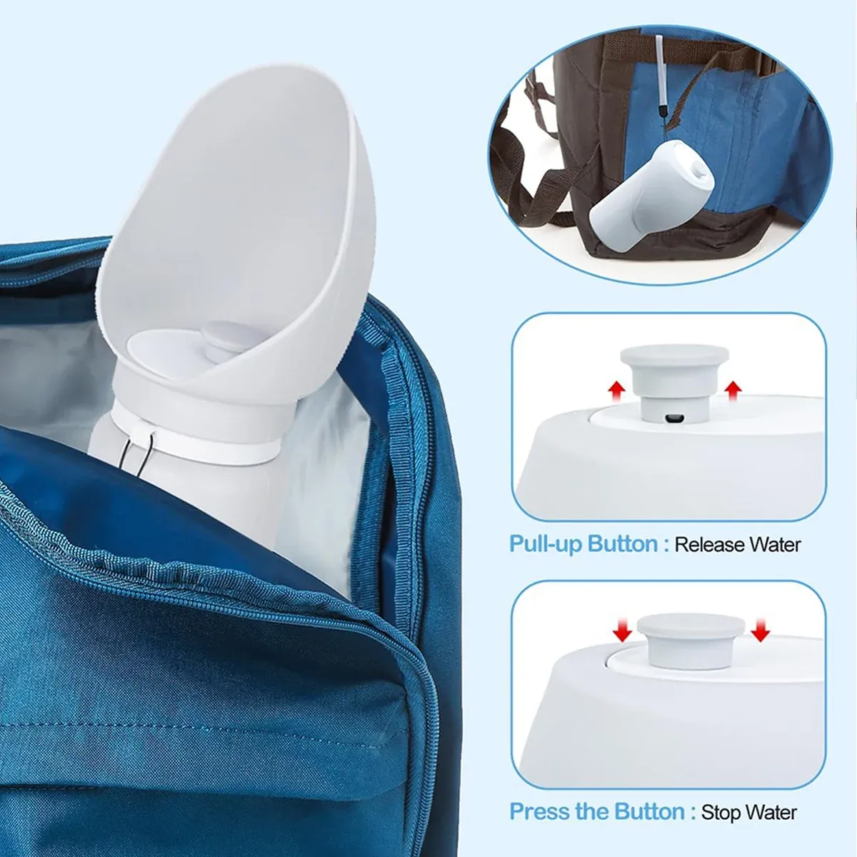 550ml Portable Dog Water Bottle - Foldable & Leakproof 11 Dog Water Drinking Device for Walk Basic Portable Foldable Outdoor Travel Cup – photo 12