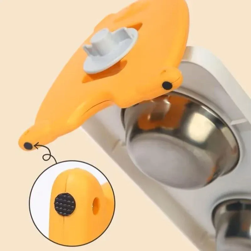 Adjustable Elevated Pet Feeder with 2 Stainless Steel Bowls 8 Double Pet Feeding Bowls Stainless Steel Non Slip Cat Dog Water Bowl Food Dish - Orange – photo 9
