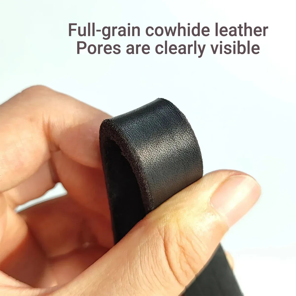 Full Grain Leather Dog Lead - 150cm Brown 15 Dog Leash Cowhide Lead Heavy Duty Leather M Size Brown For Walking Training - Black – photo 15
