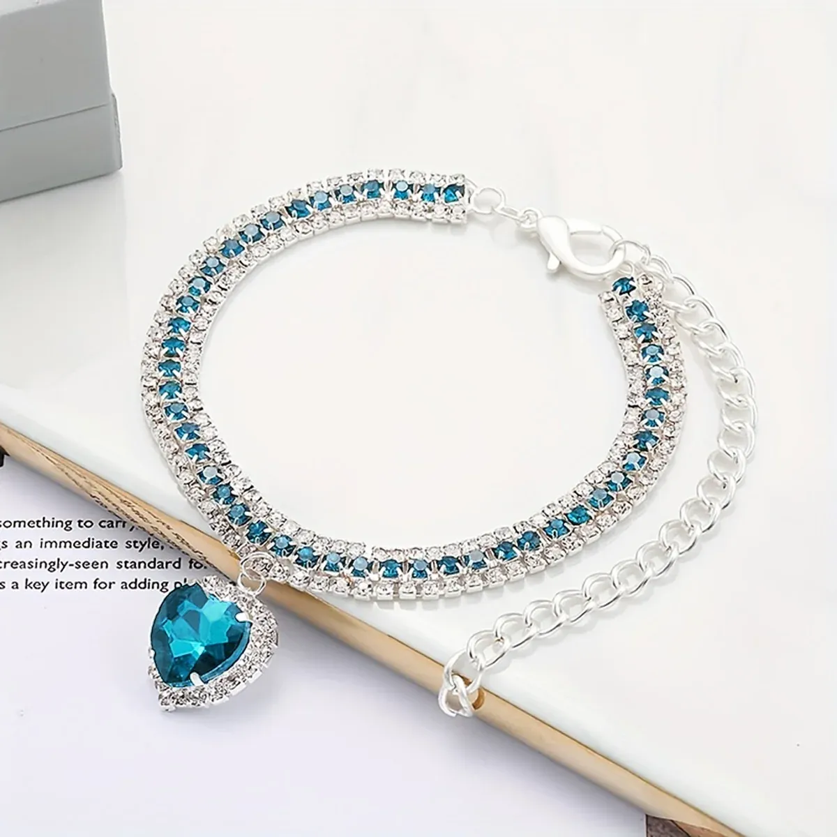 Rhinestone Pet Collars 4-Pack for Cats & Small Dogs 10 Pet Rhinestone Collar 4PCS Heart Pendant Cat Dog Adjustable 16.5-26cm – photo 11