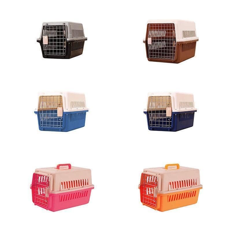 Portable Pet Travel Carrier for Cats, Small Dogs & Rabbits 3 Portable Pet Travel Carrier Crate for Dog Cat Rabbit Ventilated Transport Box - Blue – photo 3