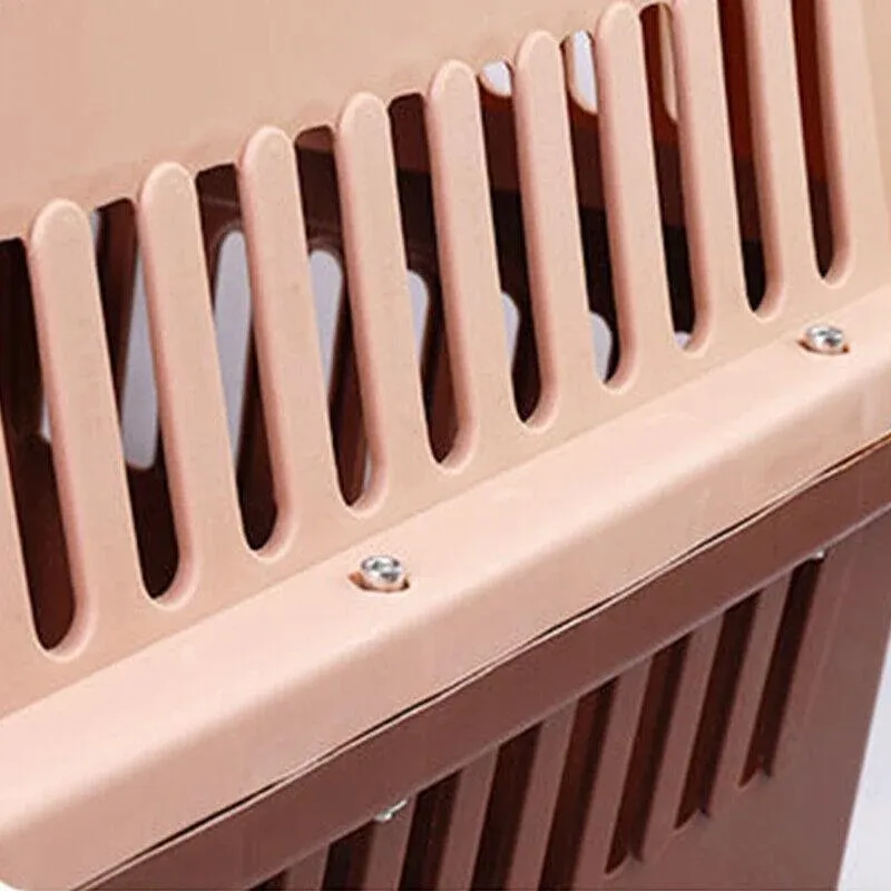 Portable Pet Travel Carrier for Cats, Small Dogs & Rabbits 9 Portable Pet Travel Carrier Crate for Dog Cat Rabbit Ventilated Transport Box - Blue – photo 9