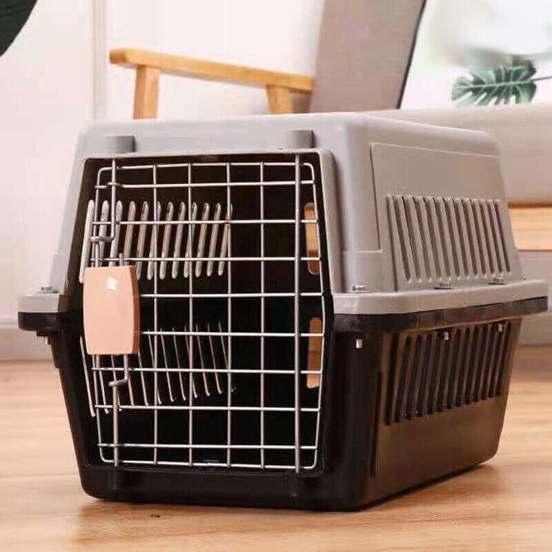 Portable Pet Travel Carrier for Cats, Small Dogs & Rabbits 10 Portable Pet Travel Carrier Crate for Dog Cat Rabbit Ventilated Transport Box - Blue – photo 10