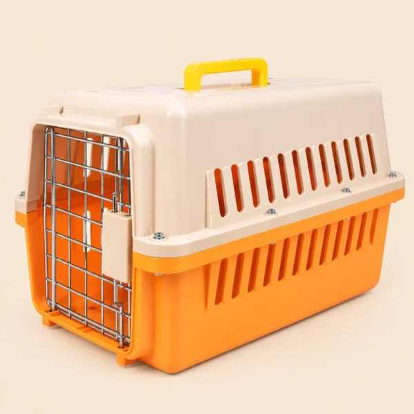 Portable Pet Travel Carrier Crate for Dog Cat Rabbit Ventilated Transport Box