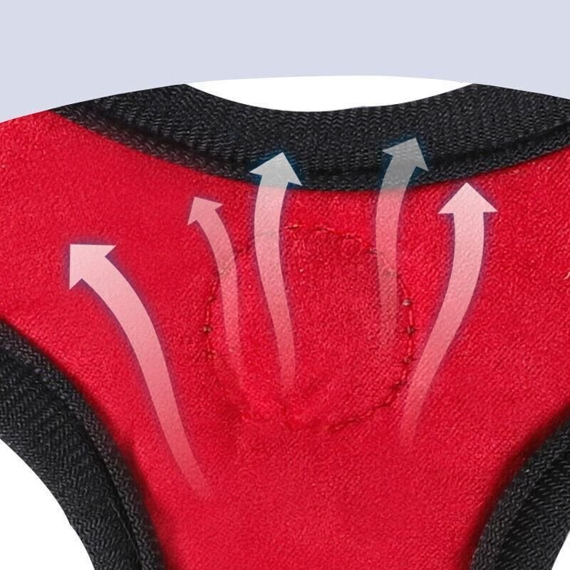 Adjustable Mesh Dog Harness Vest with Leash 10 Dog Harness Cat Lead Puppy Leash Vest Mesh Breathe Adjustable Braces Small Pet Pink - M – photo 10