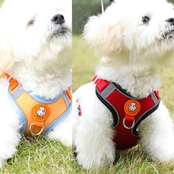 Dog Harness Cat Lead Puppy Leash Vest Mesh Breathe Adjustable Braces Small Pet Pink - M – photo 13
