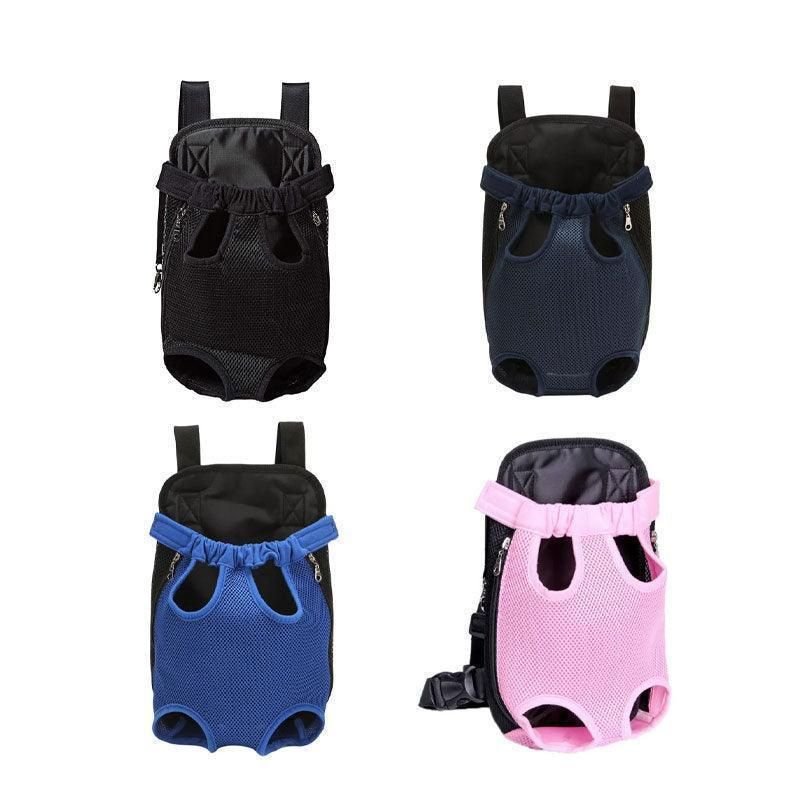 Mesh Pet Carrier Backpack for Cats & Small Dogs 3 M Size Pet Carrier Dog Cat Puppy Front Back Backpack Shoulder Carry Sling Pouch Bag - Black – photo 3