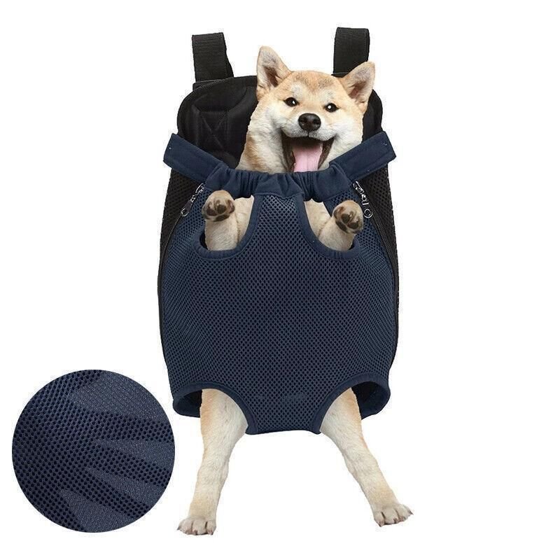Mesh Pet Carrier Backpack for Cats & Small Dogs 5 M Size Pet Carrier Dog Cat Puppy Front Back Backpack Shoulder Carry Sling Pouch Bag - Black – photo 5