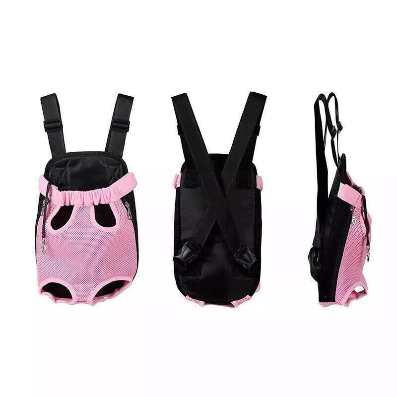 Mesh Pet Carrier Backpack for Cats & Small Dogs 8 M Size Pet Carrier Dog Cat Puppy Front Back Backpack Shoulder Carry Sling Pouch Bag - Black – photo 8