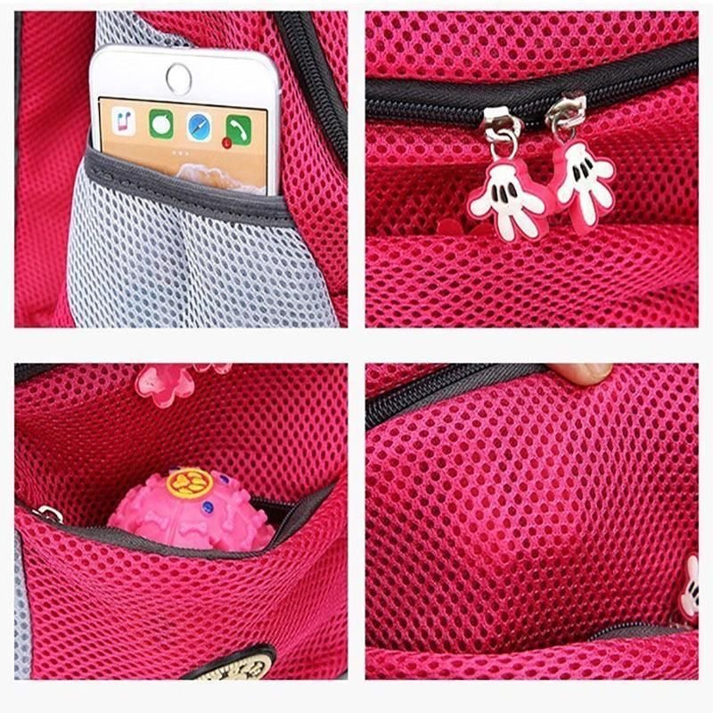 Adjustable Pet Carrier Backpack for Cats & Small Dogs 5 L Size Puppy Travel Mesh Pet Dog Carrier Backpack Front Travel Portable Shoulder Bag - Green – photo 5