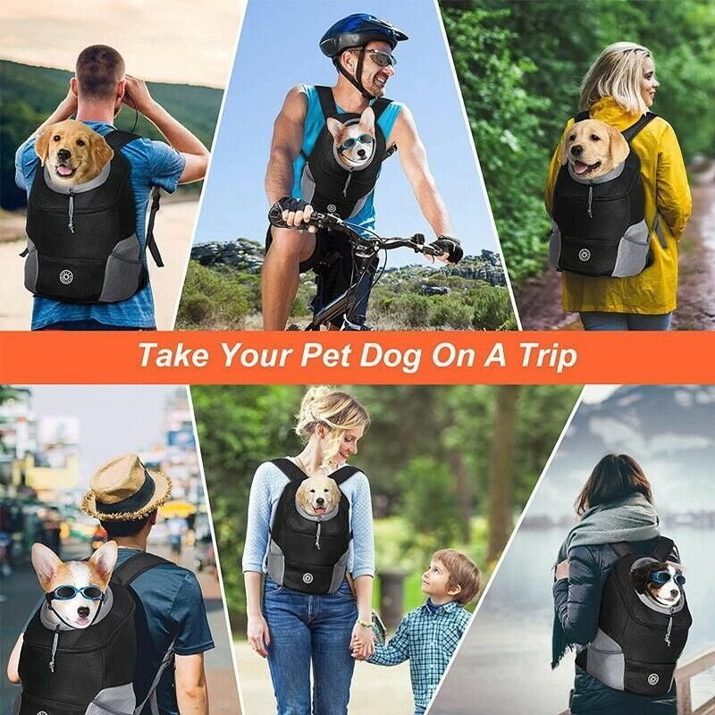 Adjustable Pet Carrier Backpack for Cats & Small Dogs 8 L Size Puppy Travel Mesh Pet Dog Carrier Backpack Front Travel Portable Shoulder Bag - Green – photo 8