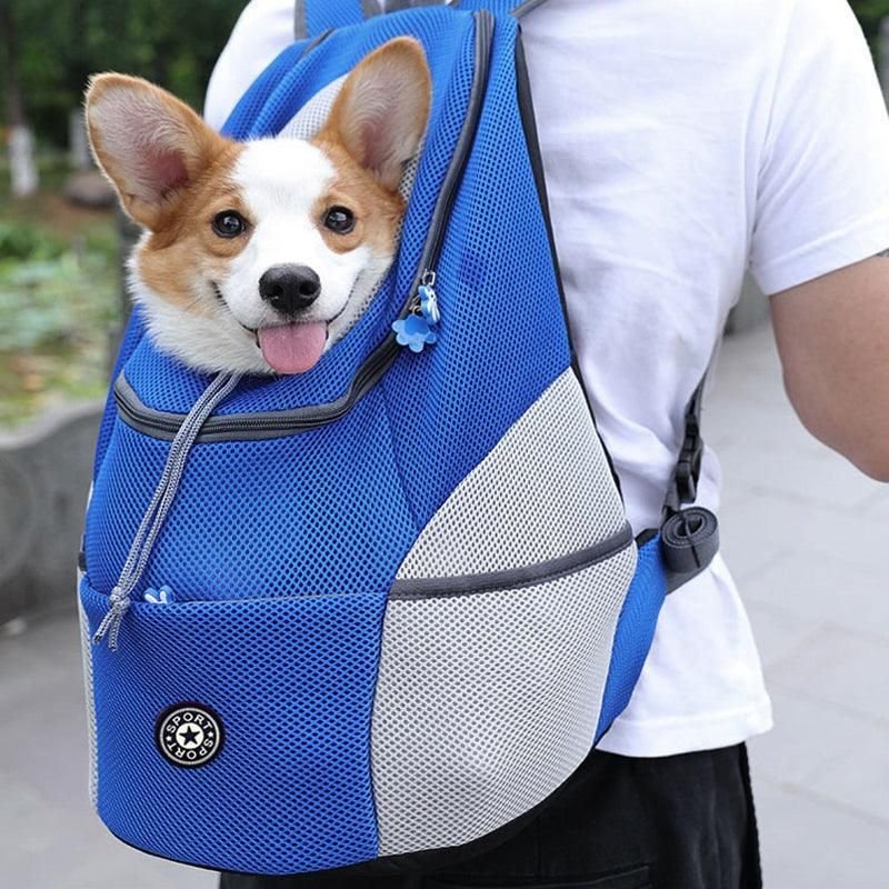 Adjustable Pet Carrier Backpack for Cats & Small Dogs 13 L Size Puppy Travel Mesh Pet Dog Carrier Backpack Front Travel Portable Shoulder Bag - Green – photo 13