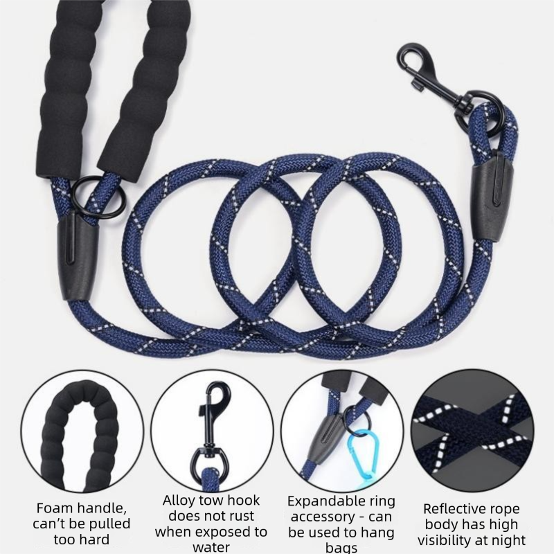Reflective No Pull Dog Harness & Leash Set 8 XL size Coffee No Pull Dog Harness and Leash Set - Reflective Oxford Fabric Puppy Vest with Control Handle, Adjustable S Size Walking Gear for Small to Medium Dogs, Anti-Pull Training Aid – photo 8