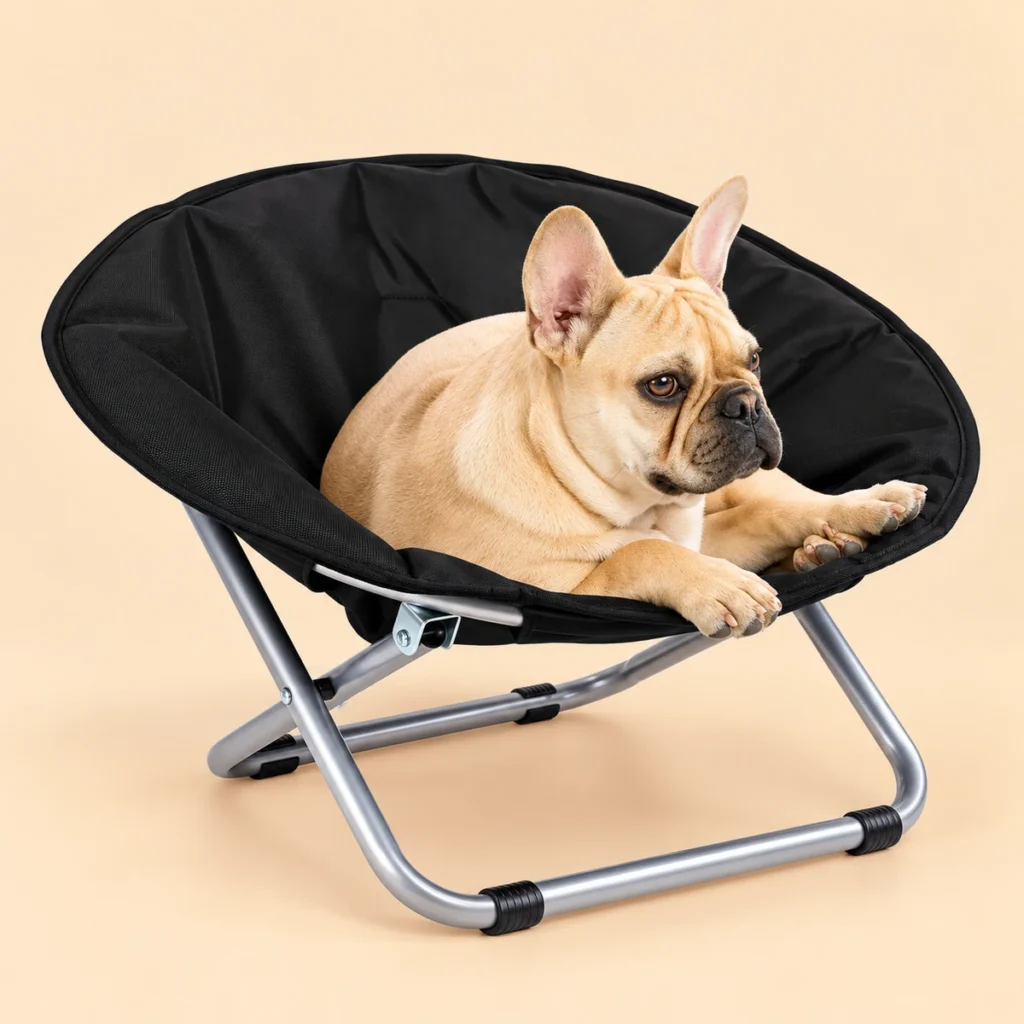 How to Choose the Right Dog Bed for Your Dog 8 Folding Pet Bed Chair Portable Round Dog Bed Cat Bed Cushion for Pets Indoor Use