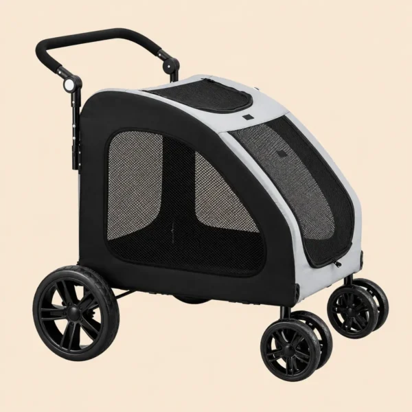 i.Pet Pet Stroller Dog Pram Large Carrier Cat Travel Foldable Strollers 4 Wheels Trolley